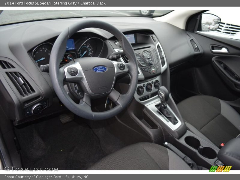 Sterling Gray / Charcoal Black 2014 Ford Focus SE Sedan