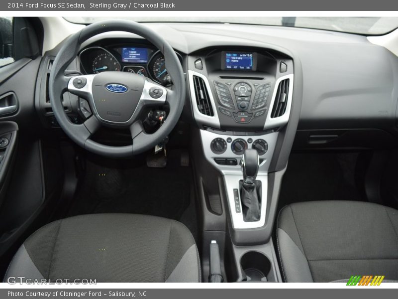 Sterling Gray / Charcoal Black 2014 Ford Focus SE Sedan