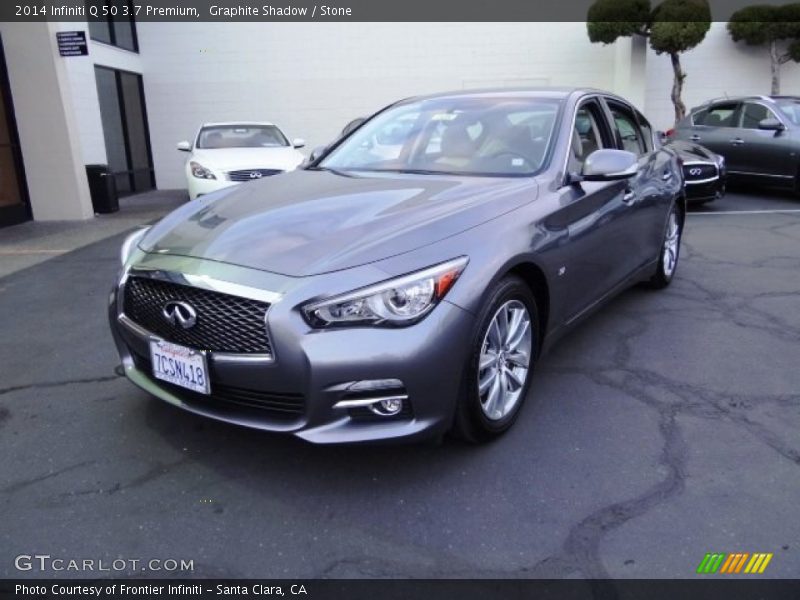 Graphite Shadow / Stone 2014 Infiniti Q 50 3.7 Premium