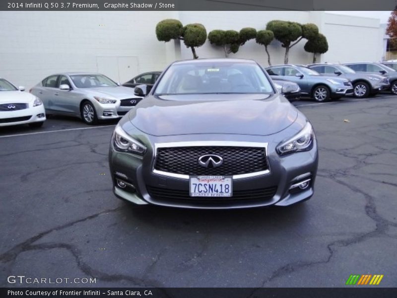 Graphite Shadow / Stone 2014 Infiniti Q 50 3.7 Premium