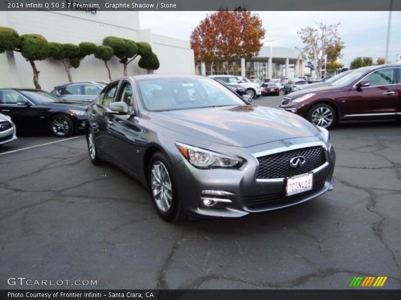 Graphite Shadow / Stone 2014 Infiniti Q 50 3.7 Premium