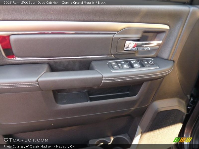 Granite Crystal Metallic / Black 2016 Ram 1500 Sport Quad Cab 4x4