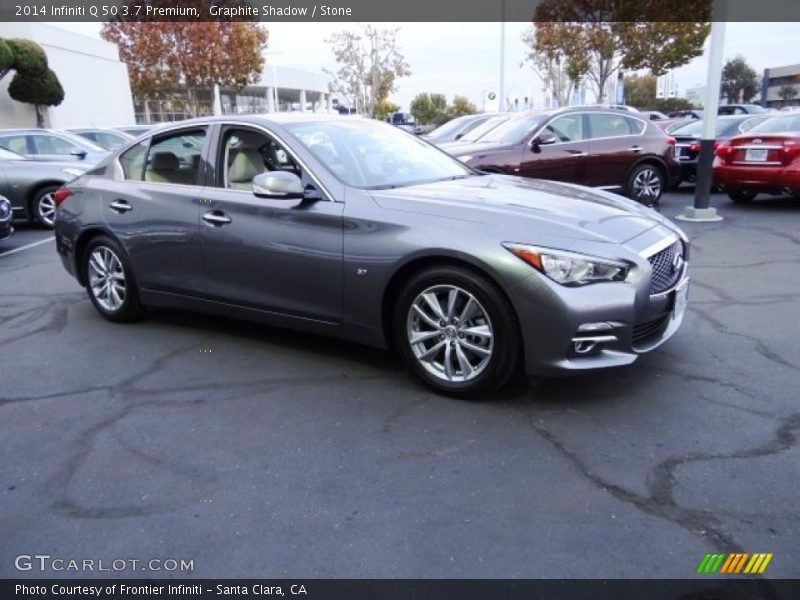 Graphite Shadow / Stone 2014 Infiniti Q 50 3.7 Premium