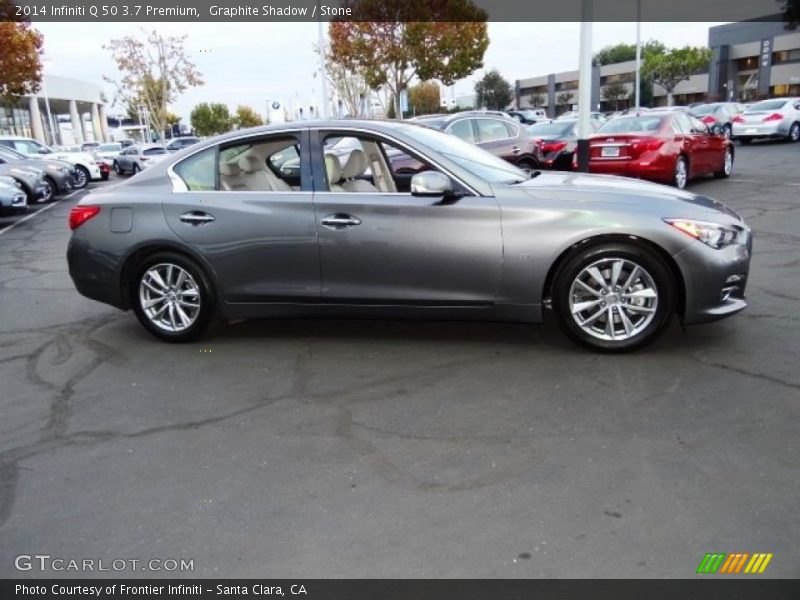 Graphite Shadow / Stone 2014 Infiniti Q 50 3.7 Premium