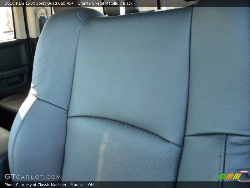 Granite Crystal Metallic / Black 2016 Ram 1500 Sport Quad Cab 4x4