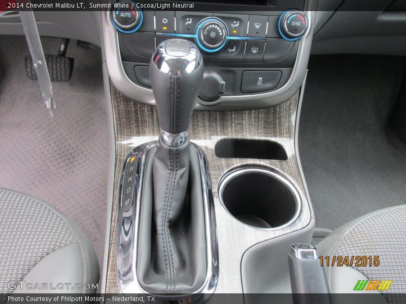 Summit White / Cocoa/Light Neutral 2014 Chevrolet Malibu LT