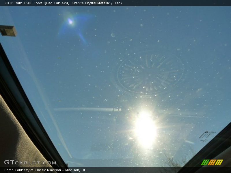 Granite Crystal Metallic / Black 2016 Ram 1500 Sport Quad Cab 4x4