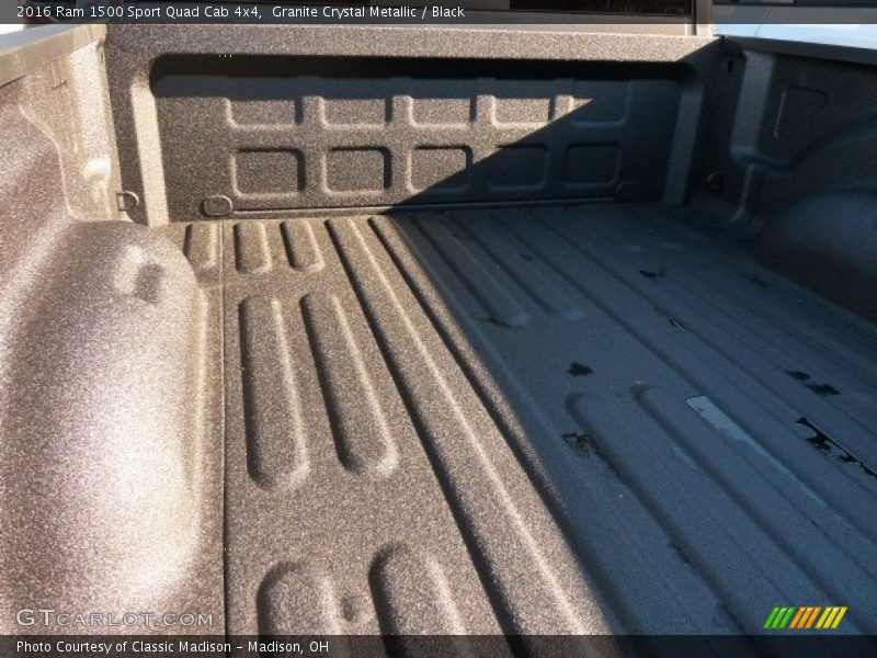 Granite Crystal Metallic / Black 2016 Ram 1500 Sport Quad Cab 4x4
