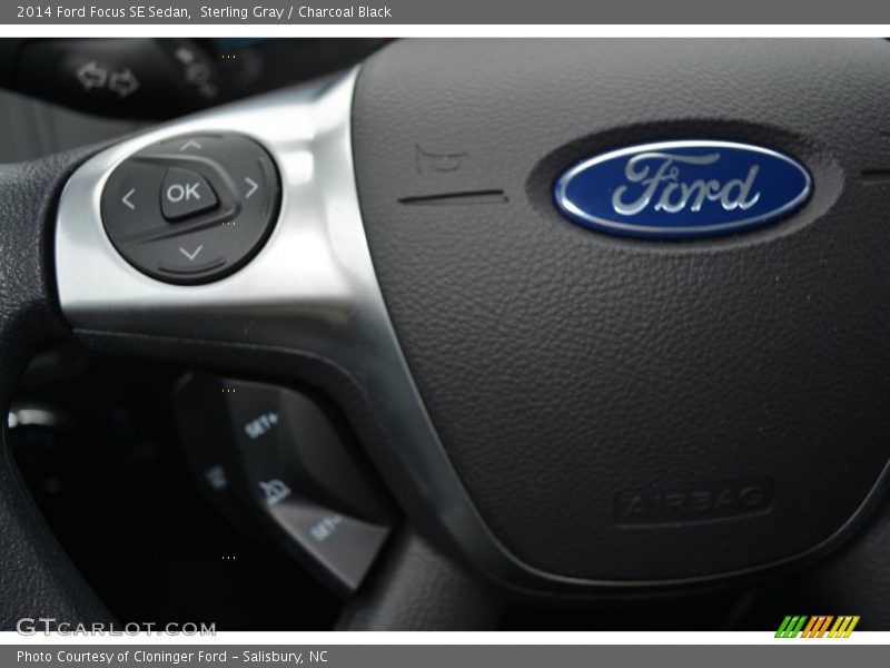 Sterling Gray / Charcoal Black 2014 Ford Focus SE Sedan