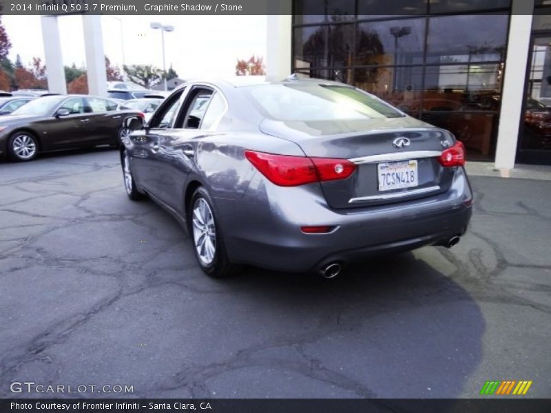 Graphite Shadow / Stone 2014 Infiniti Q 50 3.7 Premium