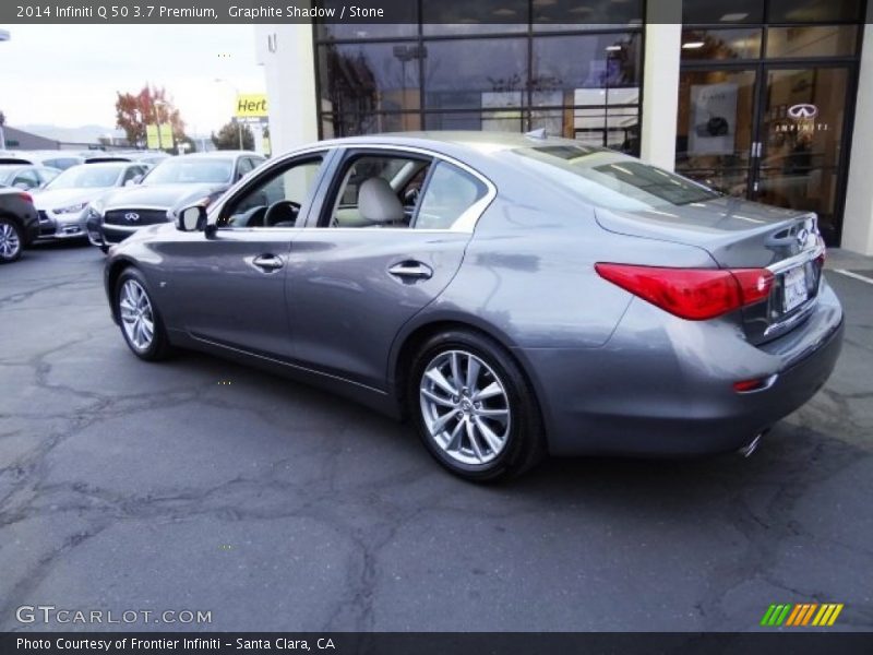 Graphite Shadow / Stone 2014 Infiniti Q 50 3.7 Premium