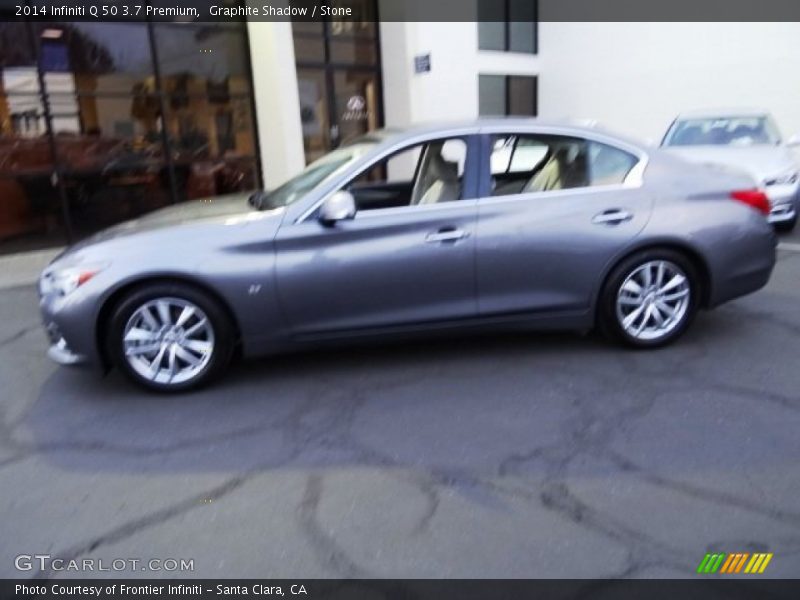 Graphite Shadow / Stone 2014 Infiniti Q 50 3.7 Premium
