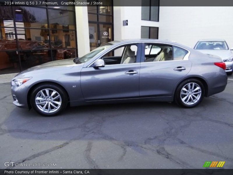 Graphite Shadow / Stone 2014 Infiniti Q 50 3.7 Premium
