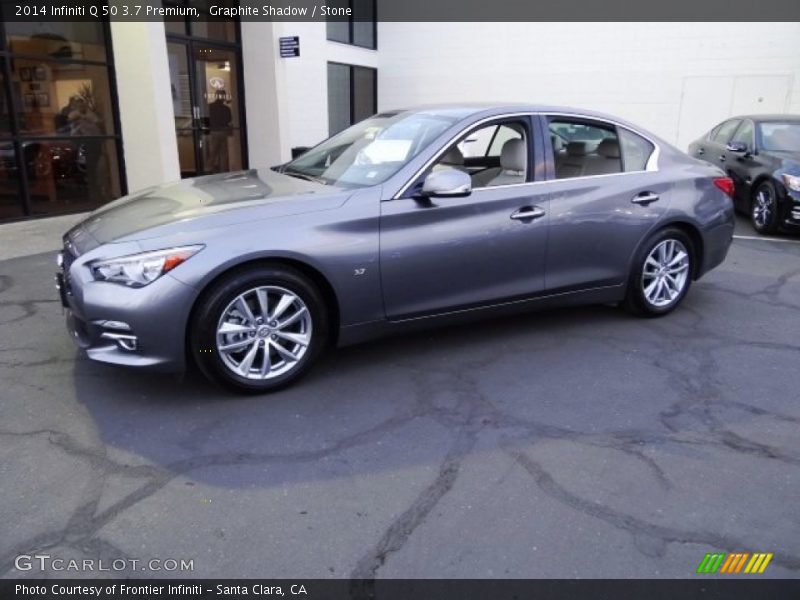 Graphite Shadow / Stone 2014 Infiniti Q 50 3.7 Premium