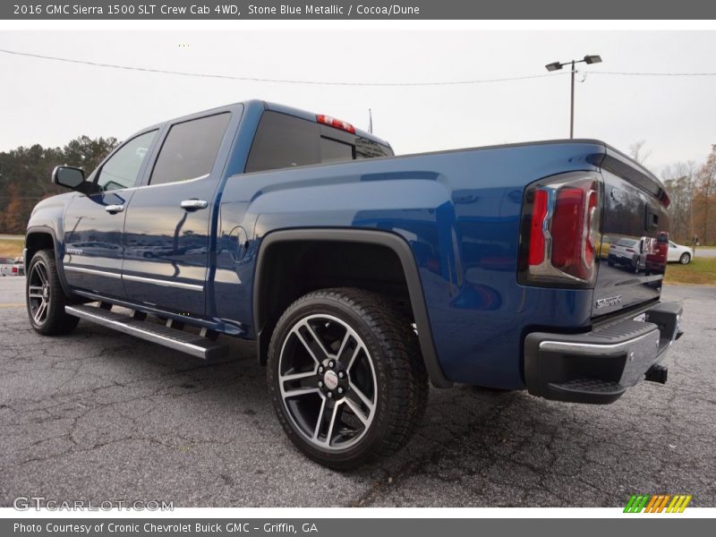  2016 Sierra 1500 SLT Crew Cab 4WD Stone Blue Metallic