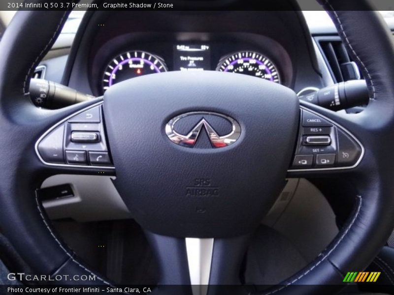 Graphite Shadow / Stone 2014 Infiniti Q 50 3.7 Premium