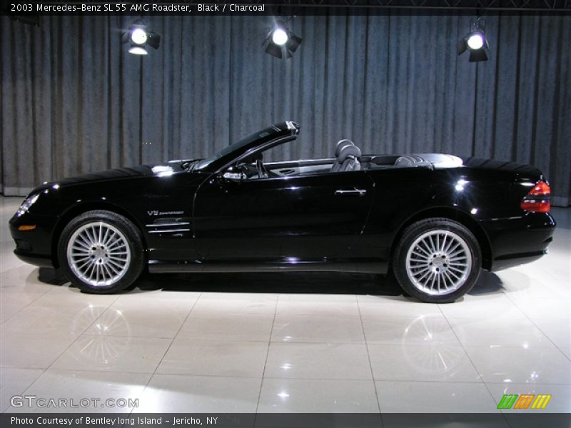 Black / Charcoal 2003 Mercedes-Benz SL 55 AMG Roadster