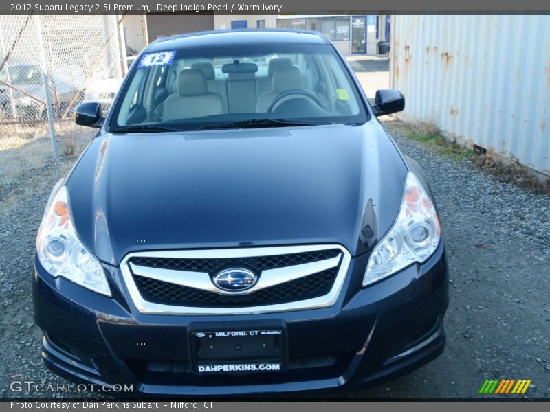Deep Indigo Pearl / Warm Ivory 2012 Subaru Legacy 2.5i Premium