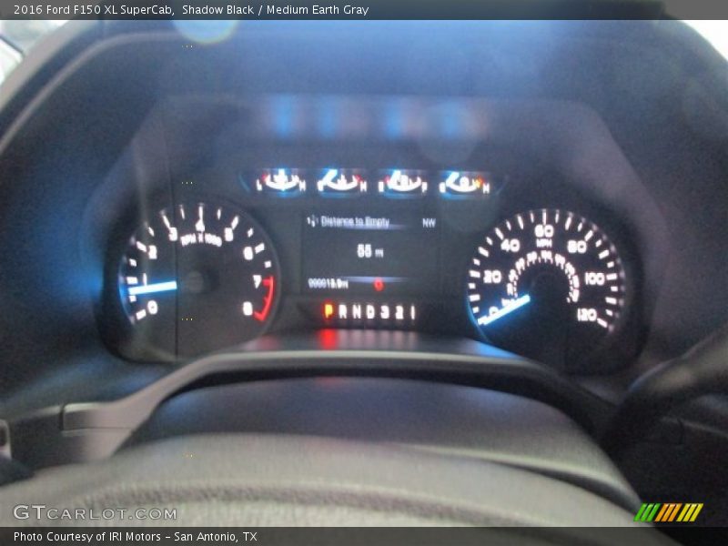 Shadow Black / Medium Earth Gray 2016 Ford F150 XL SuperCab