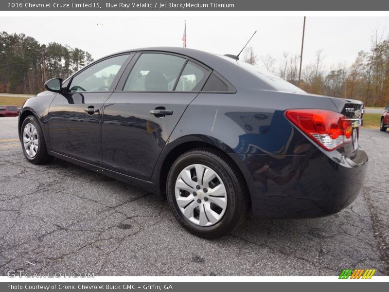 Blue Ray Metallic / Jet Black/Medium Titanium 2016 Chevrolet Cruze Limited LS