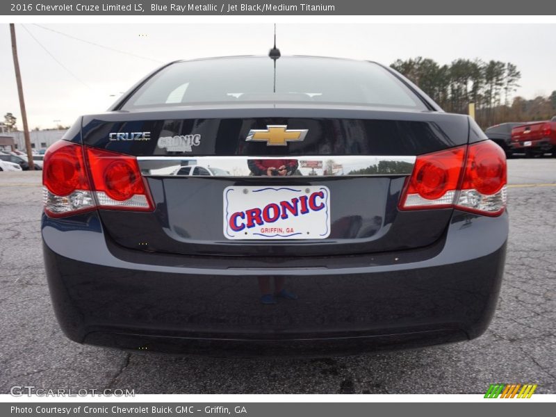 Blue Ray Metallic / Jet Black/Medium Titanium 2016 Chevrolet Cruze Limited LS
