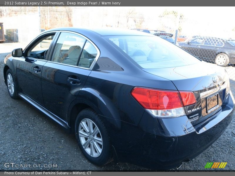 Deep Indigo Pearl / Warm Ivory 2012 Subaru Legacy 2.5i Premium