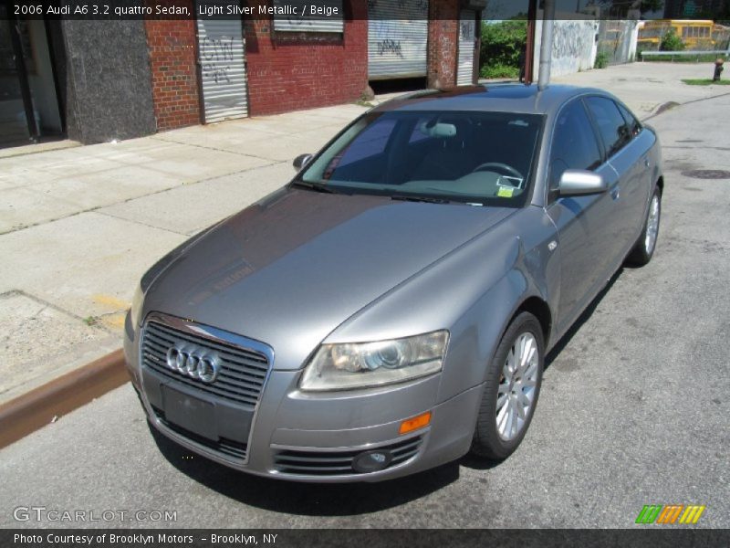 Light Silver Metallic / Beige 2006 Audi A6 3.2 quattro Sedan