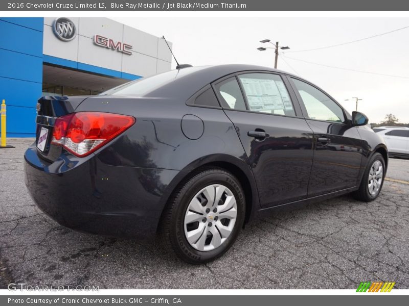 Blue Ray Metallic / Jet Black/Medium Titanium 2016 Chevrolet Cruze Limited LS