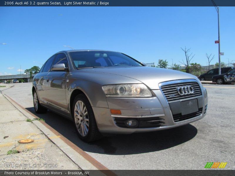 Light Silver Metallic / Beige 2006 Audi A6 3.2 quattro Sedan