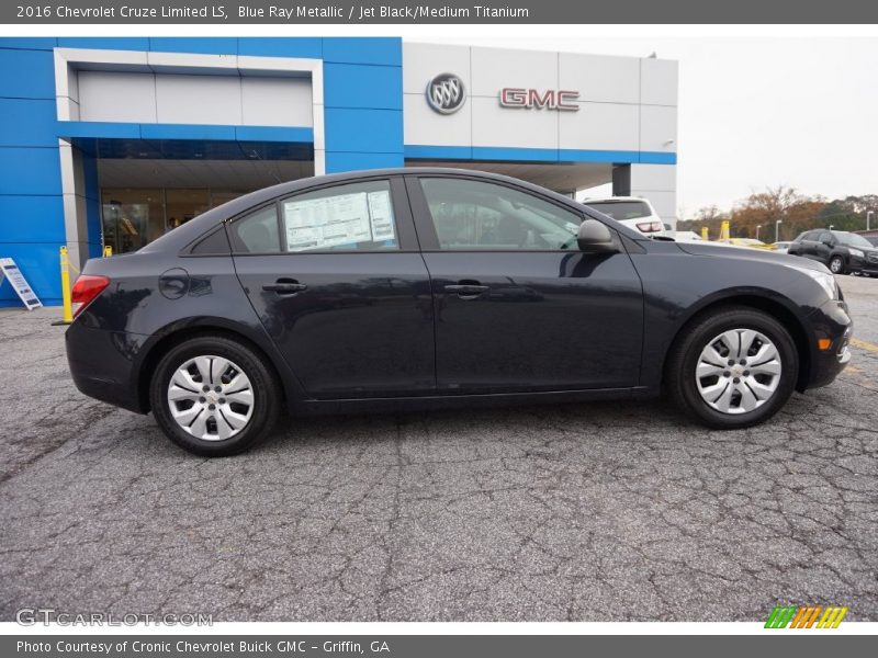 Blue Ray Metallic / Jet Black/Medium Titanium 2016 Chevrolet Cruze Limited LS