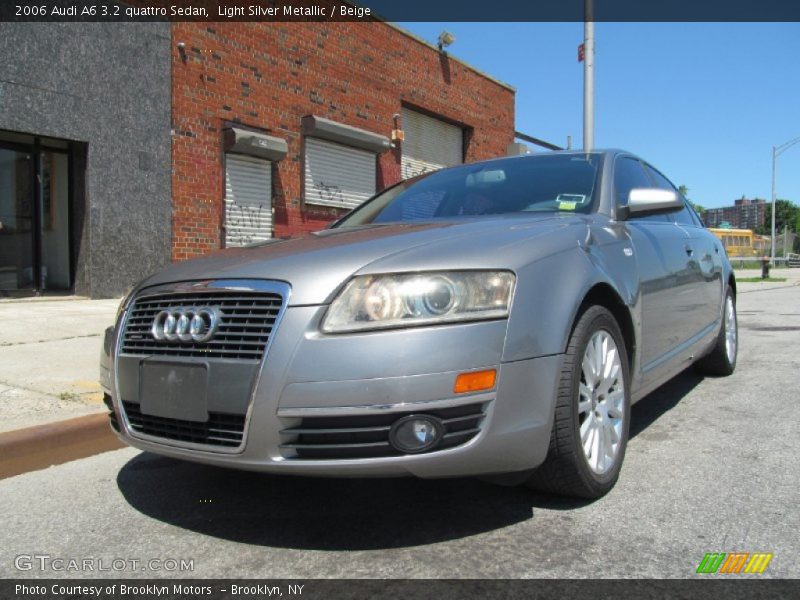 Light Silver Metallic / Beige 2006 Audi A6 3.2 quattro Sedan