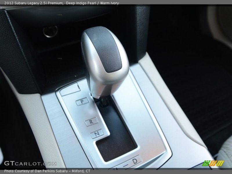 Deep Indigo Pearl / Warm Ivory 2012 Subaru Legacy 2.5i Premium