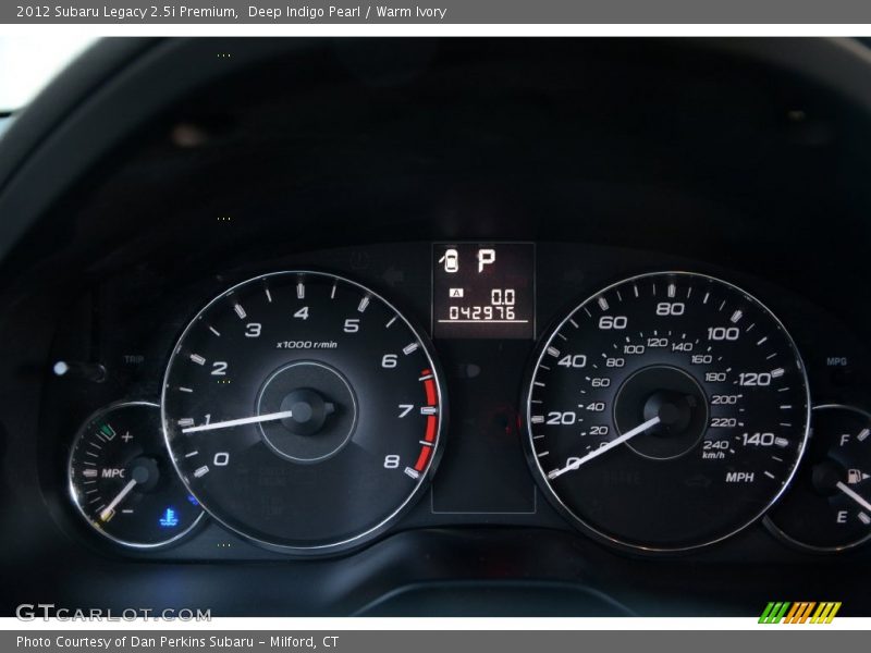 Deep Indigo Pearl / Warm Ivory 2012 Subaru Legacy 2.5i Premium