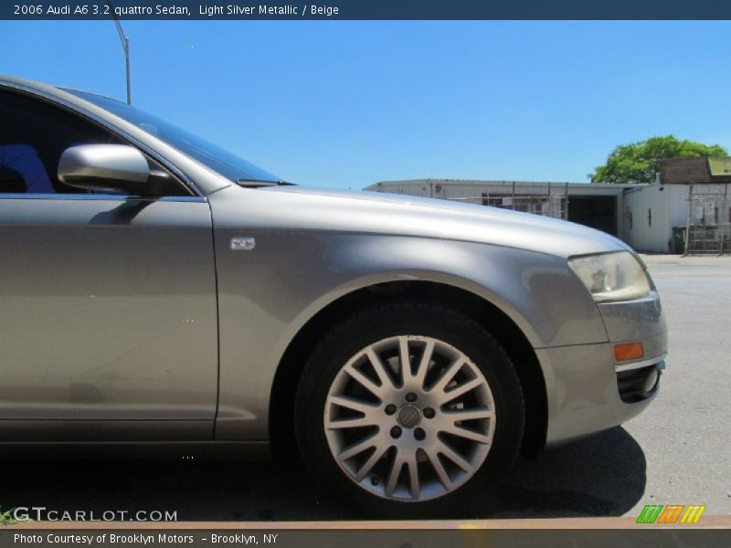 Light Silver Metallic / Beige 2006 Audi A6 3.2 quattro Sedan