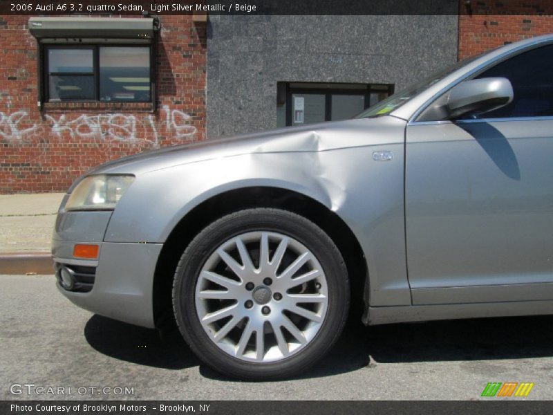 Light Silver Metallic / Beige 2006 Audi A6 3.2 quattro Sedan