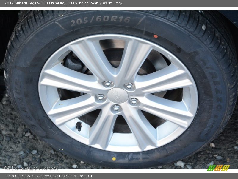 Deep Indigo Pearl / Warm Ivory 2012 Subaru Legacy 2.5i Premium