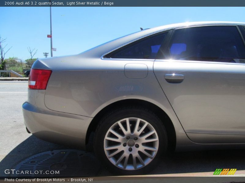 Light Silver Metallic / Beige 2006 Audi A6 3.2 quattro Sedan