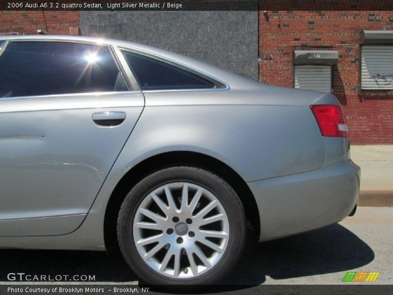 Light Silver Metallic / Beige 2006 Audi A6 3.2 quattro Sedan