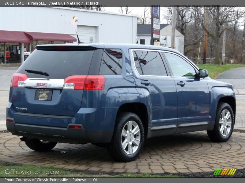 Steel Blue Metallic / Jet Black 2011 GMC Terrain SLE