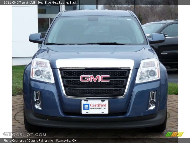 Steel Blue Metallic / Jet Black 2011 GMC Terrain SLE