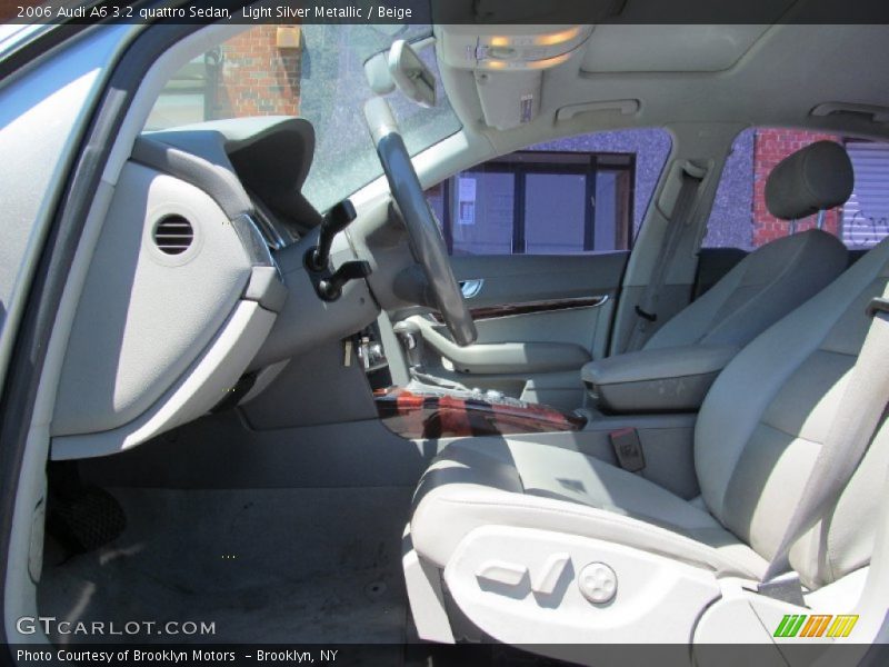 Light Silver Metallic / Beige 2006 Audi A6 3.2 quattro Sedan