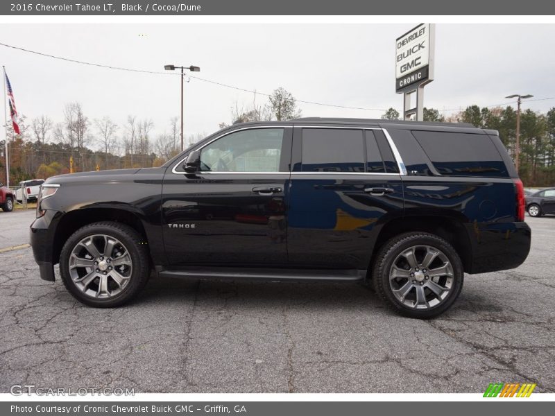 Black / Cocoa/Dune 2016 Chevrolet Tahoe LT