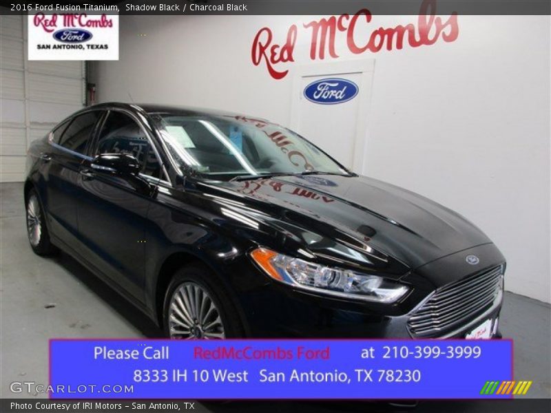 Shadow Black / Charcoal Black 2016 Ford Fusion Titanium