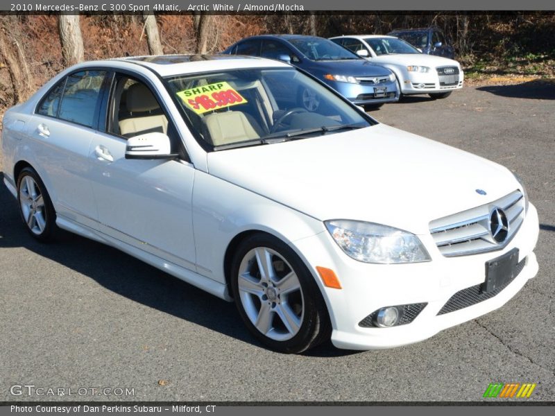 Arctic White / Almond/Mocha 2010 Mercedes-Benz C 300 Sport 4Matic