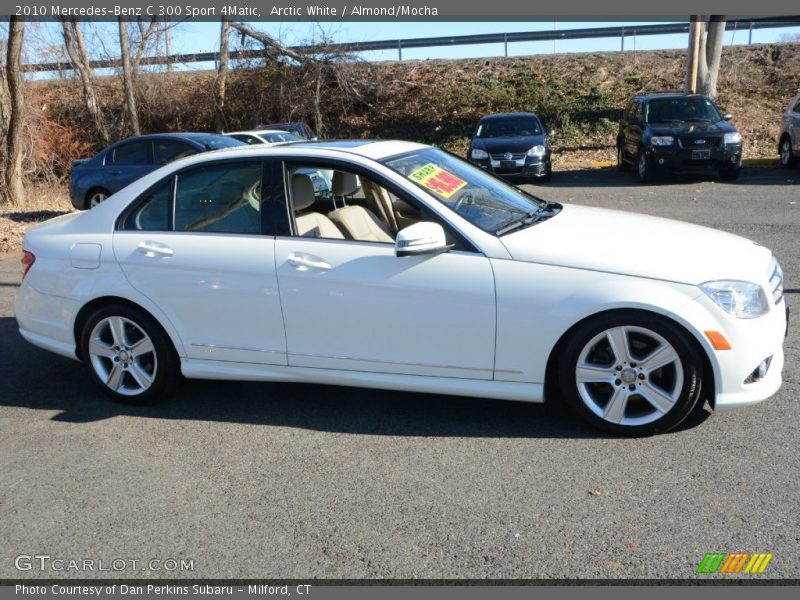 Arctic White / Almond/Mocha 2010 Mercedes-Benz C 300 Sport 4Matic