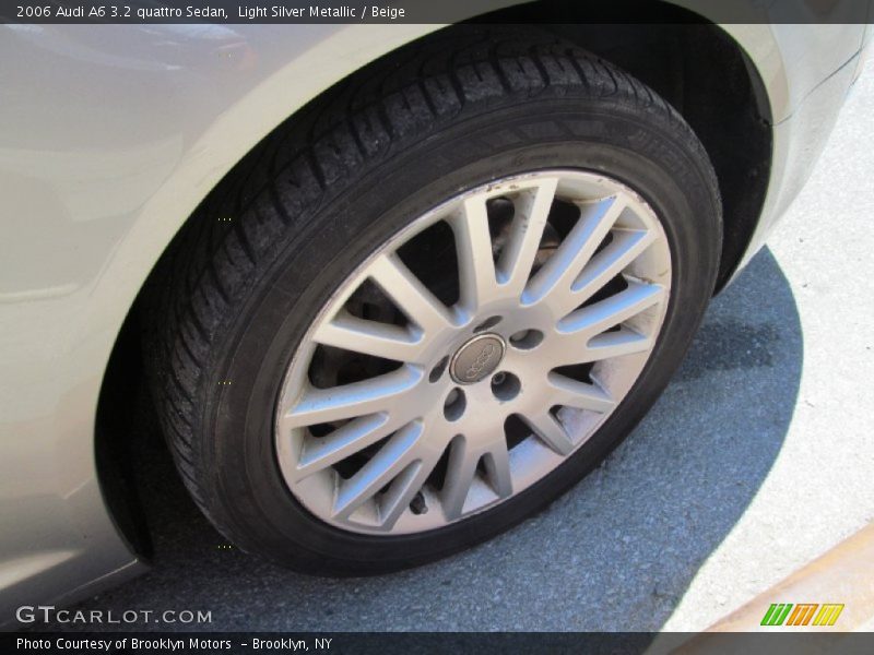 Light Silver Metallic / Beige 2006 Audi A6 3.2 quattro Sedan
