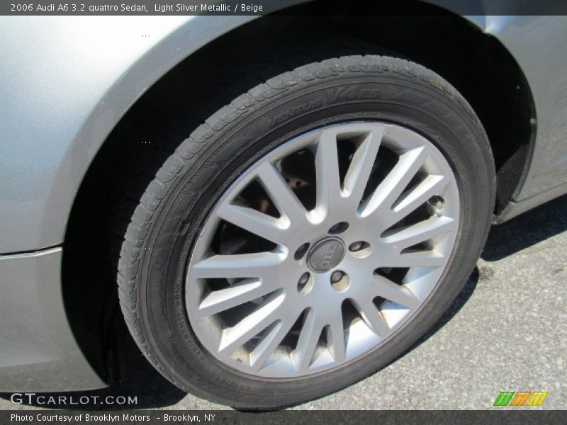 Light Silver Metallic / Beige 2006 Audi A6 3.2 quattro Sedan