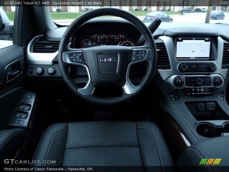 Quicksilver Metallic / Jet Black 2016 GMC Yukon SLT 4WD