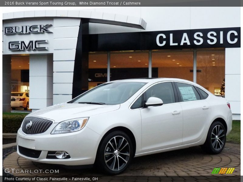 White Diamond Tricoat / Cashmere 2016 Buick Verano Sport Touring Group