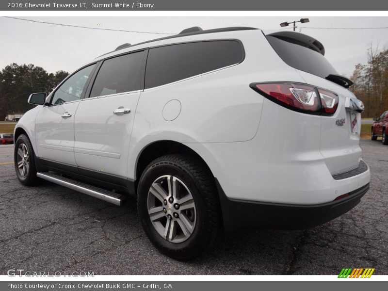 Summit White / Ebony 2016 Chevrolet Traverse LT